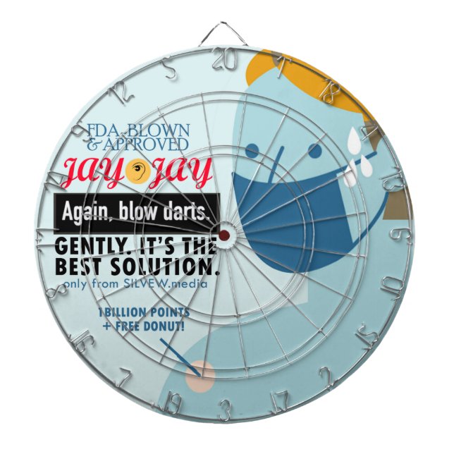 Fléchettes Fosses de souffle + Cible de flechettes (Devant)