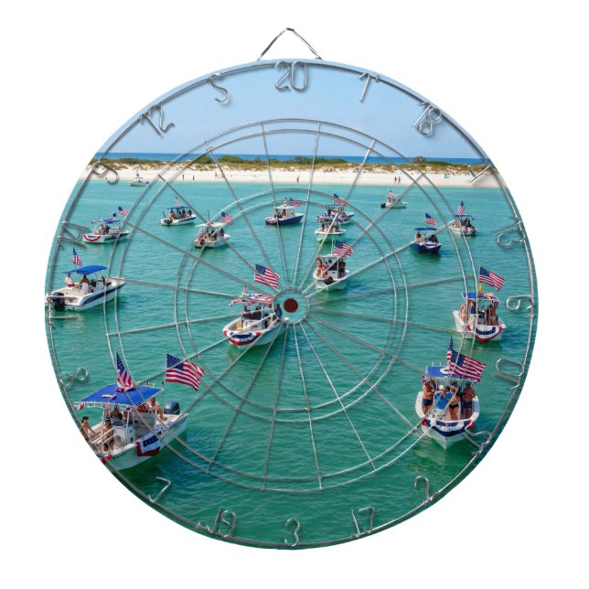 Fléchettes Thème Patriotic Cible de flechettes (Devant)