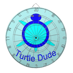 Fléchettes Tortue bleu clair Cible de flechettes