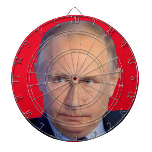 Fléchettes Vladimir Poutine Président de la Russie Cible de f