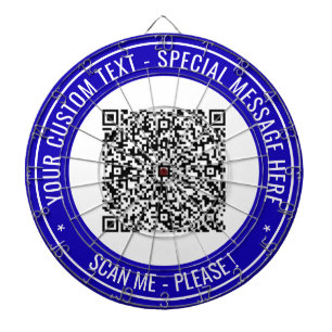 Fléchettes Votre Cible de flechettes de code QR - Exemple de