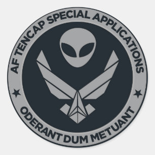 Flecken AF TENCAP Psyop Runder Aufkleber