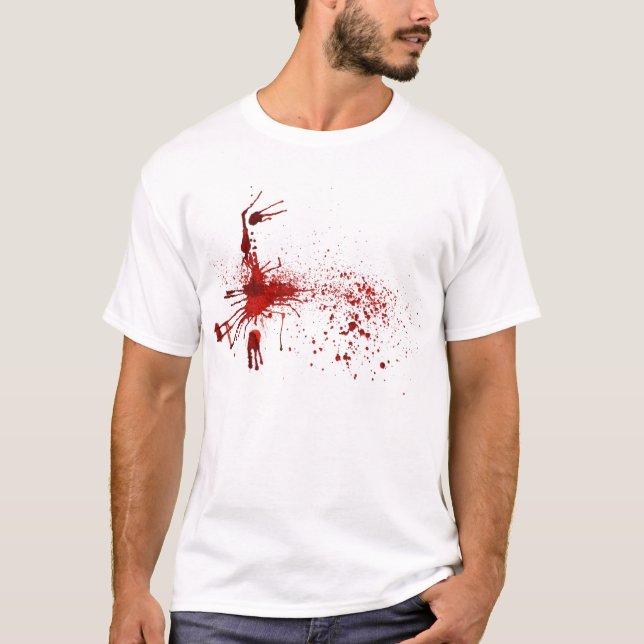 Flecken des Bluts T-Shirt (Vorderseite)