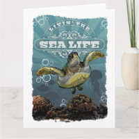 Fleckenkarte "Livin' the Sea Life"