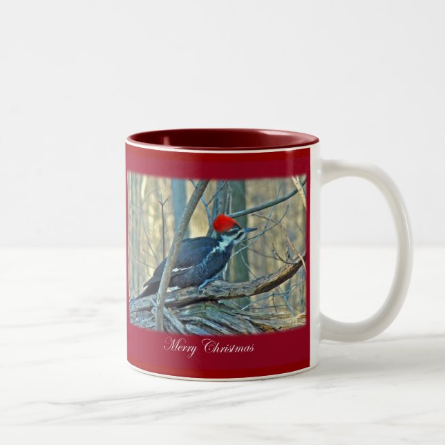 Flecker Frohe Weihnachtsartikel Zweifarbige Tasse (Rechts)