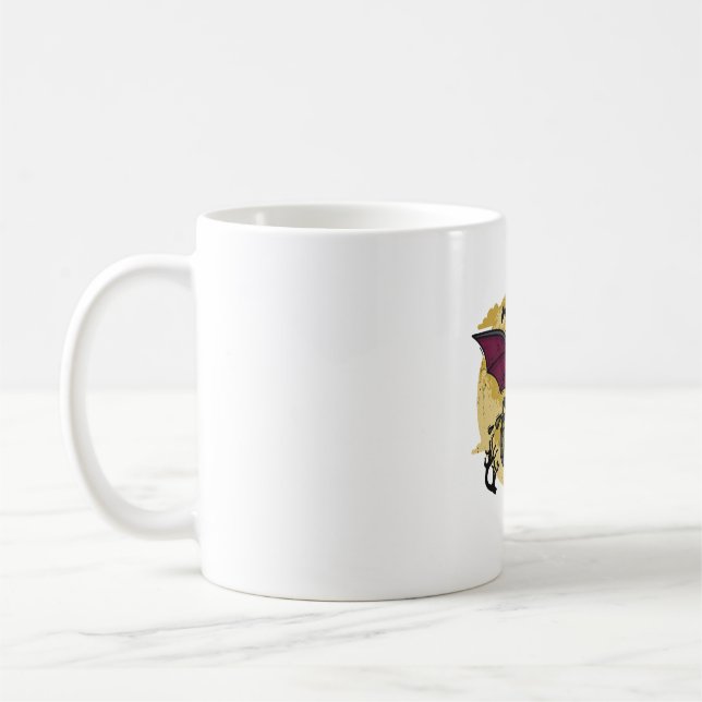 Fledermaus Halloween Kaffeetasse (Links)