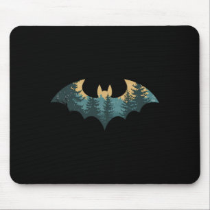Fledermaus Jagd Wandern Outdoor Camping Wald Männe Mousepad