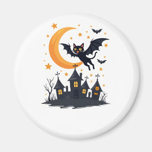 Fledermaus-Katze-Flugpatrouille Magnet