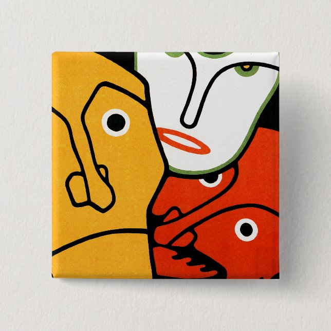 Fledermaus Theater und Kabarett Button (Vorderseite)