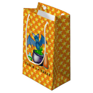 Fledermaus- und brodelnder Kessel-Geschenktasche Kleine Geschenktüte