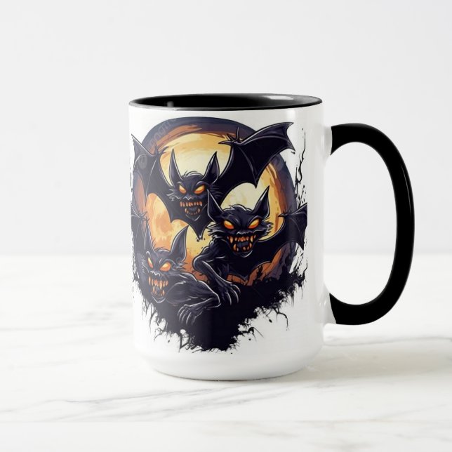 Fledermäuse aus einer Höhle Tasse (Rechts)