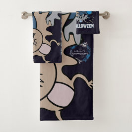 Fledermäuse Badhandtuch Set