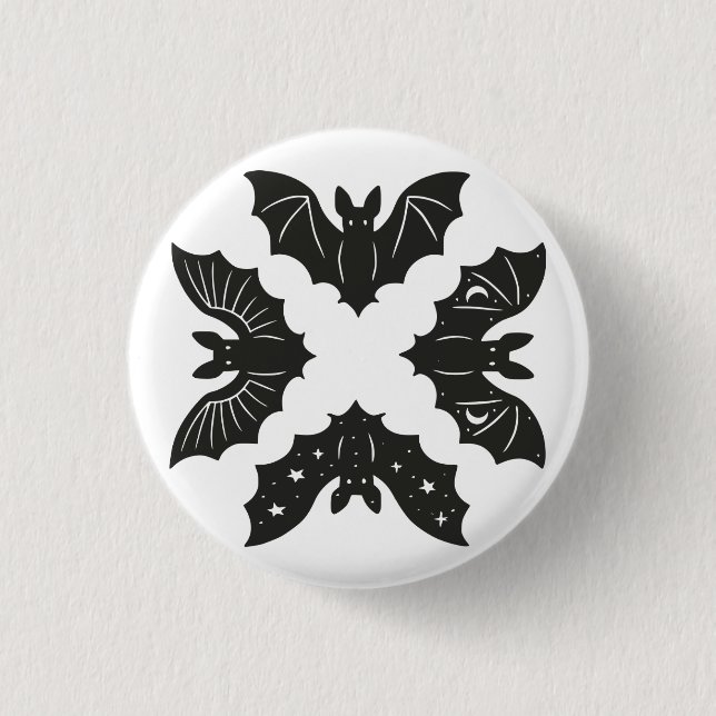 Fledermäuse Button (Vorderseite)