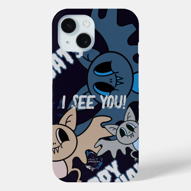 Fledermäuse Case-Mate iPhone Hülle (Rückseite)