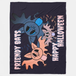 Fledermäuse Fleecedecke