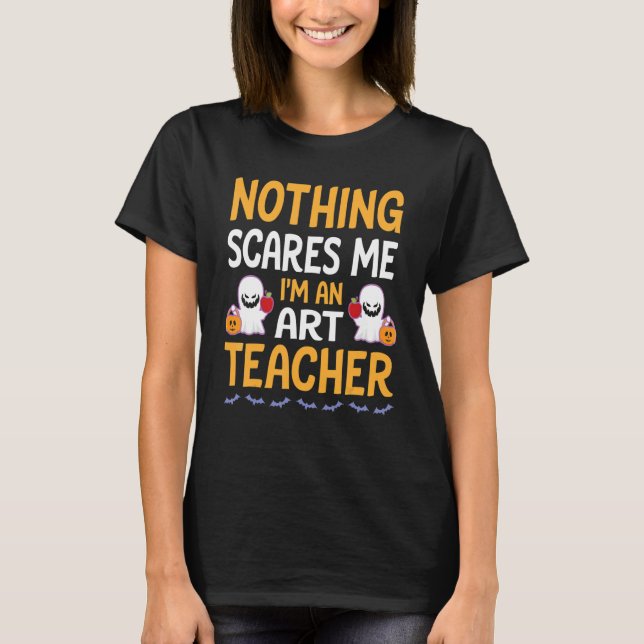Fledermäuse Ghosts Pumpkin Nothing Scures Mir bin  T-Shirt (Vorderseite)