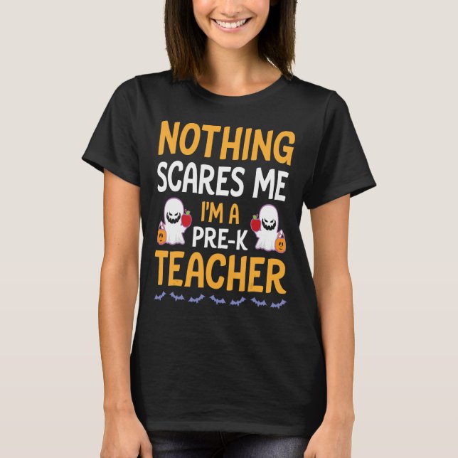 Fledermäuse Ghosts Pumpkin Nothing Scures Mir bin  T-Shirt (Vorderseite)