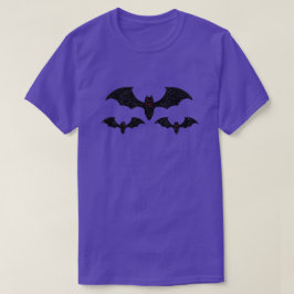 Fledermäuse Halloween Glitzer T - Shirt