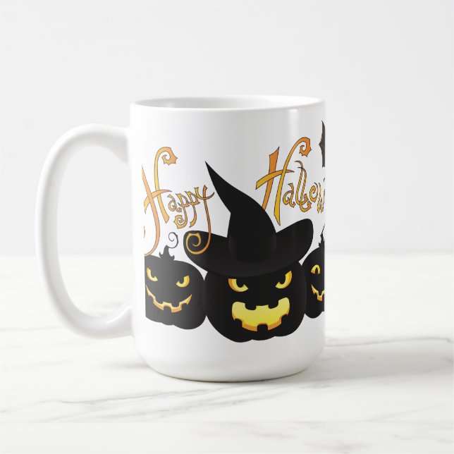 Fledermäuse Halloween Kaffeetasse (Links)