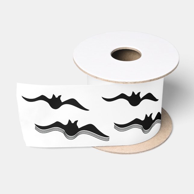 Fledermäuse, Halloween Satinband (Spule)