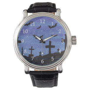 Fledermäuse im Friedhof Armbanduhr