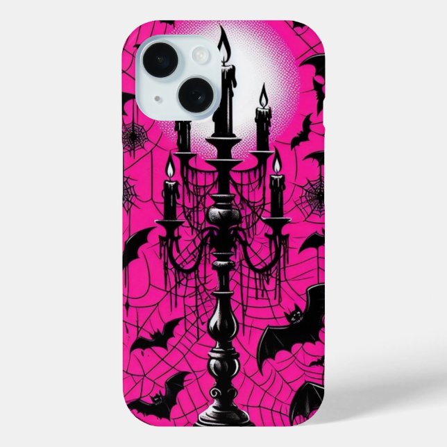 Fledermäuse & Kerzen Case-Mate iPhone Hülle (Rückseite)