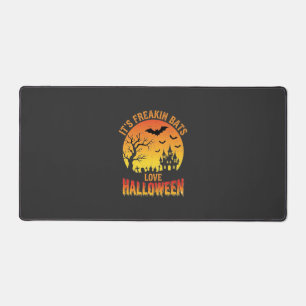 Fledermäuse lieben Halloween Spukschloss Design_ Schreibtischunterlage