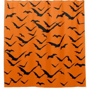 FLEDERMÄUSE MUSTER HALLOWEEN NAHTLOS BETTBEZUG DUSCHVORHANG