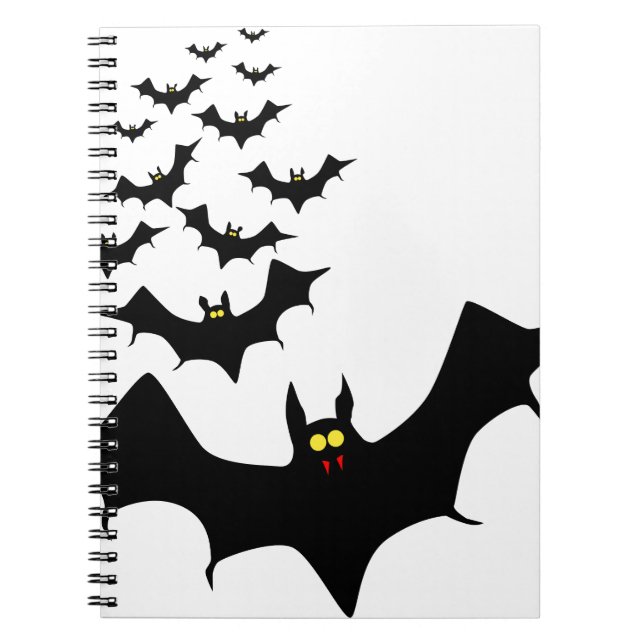 Fledermäuse Notizblock (Vorderseite)