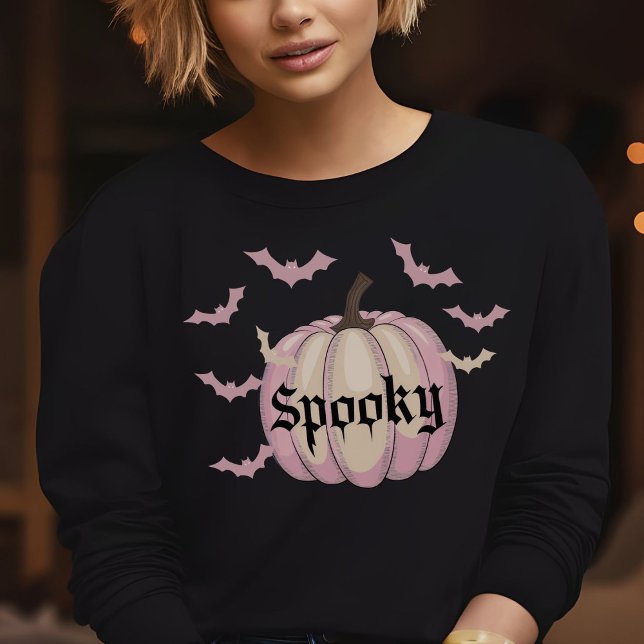 Fledermäuse Pumpkin Spookween T Shirt Pastel (Von Creator hochgeladen)