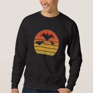 Fledermäuse Retro Vintager 60er 70er Sunset Wild A Sweatshirt