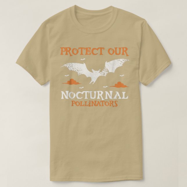 Fledermäuse schützen unsere nachgeschalteten Schad T-Shirt (Design vorne)