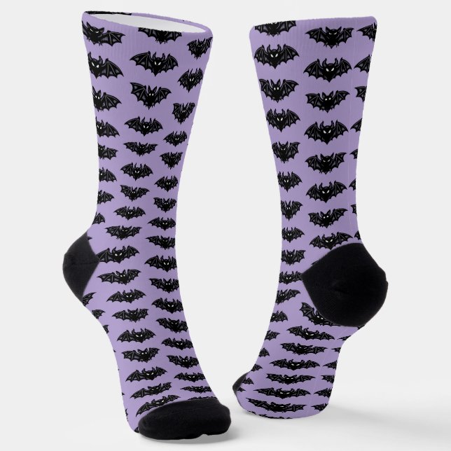 Fledermäuse Socken (Gewinkelt)