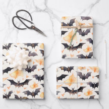 Fledermäuse und Herbstleaves Elegantes Halloween