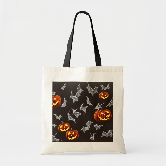 Fledermäuse und Laternen Tragetasche (Vorne)
