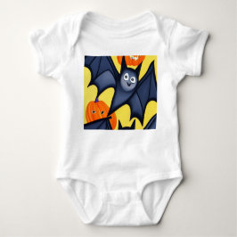 Fledermäuse und Pumpkins Baby Strampler