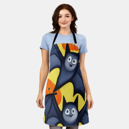 Fledermäuse und Pumpkins Schürze