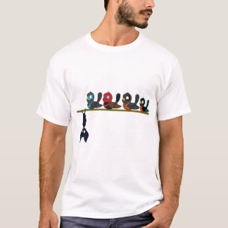 Fledermäuse und Robinen T-Shirt