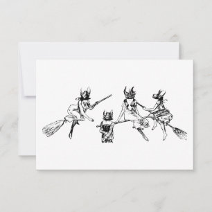 Fledermaushexen Einladung