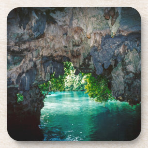 Fledermaushöhle in Airai, Palau, Mikronesien Getränkeuntersetzer