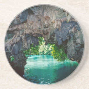 Fledermaushöhle in Airai, Palau, Mikronesien Getränkeuntersetzer