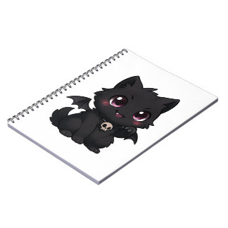 - "Fledermauskatze Blaze" Notizblock
