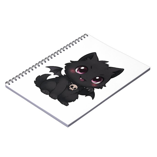 - "Fledermauskatze Blaze" Notizblock (Linke Seite)