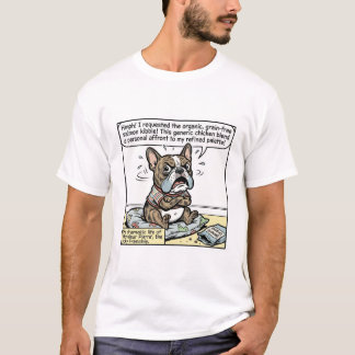 Fledermausohren Charmeur: Lustiger Französische Bu T-Shirt