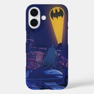 Fledermaussignal über Gotham iPhone 16 Hülle