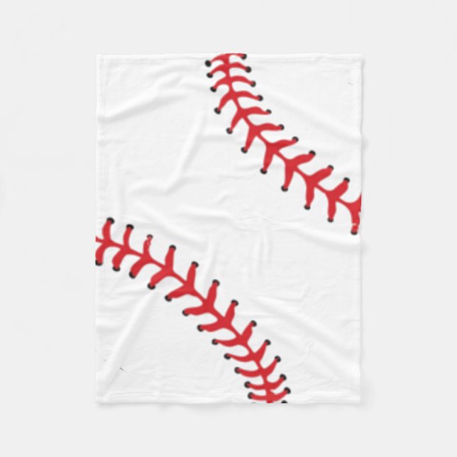 Fleece-Baseball-Baby-Decke Fleecedecke (Vorderseite)