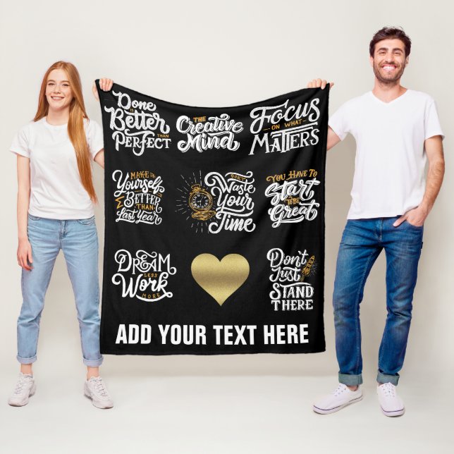 Fleece Blanket, 50"x60" (Beispiel)