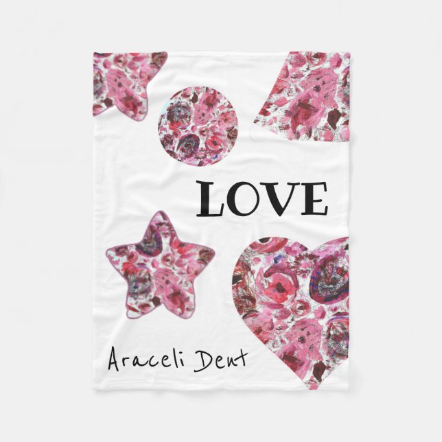 Fleece Blanket, 76,2 cm x 101,6 cm rot (Vorderseite)