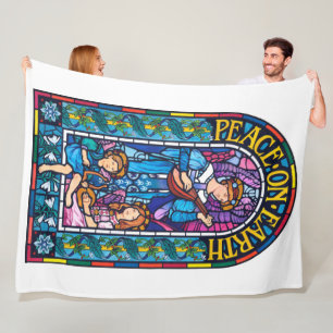 Fleece Blanket (80 in x 60 Zoll) Weltfrieden