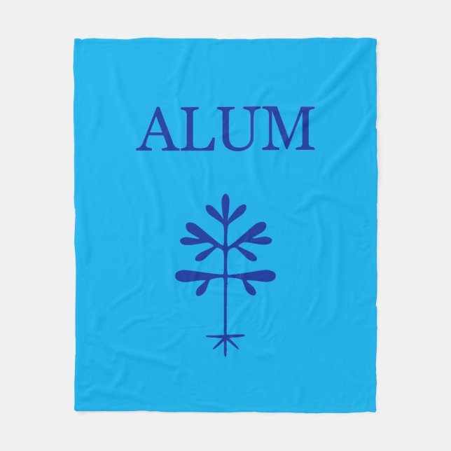 Fleece Blanket, Alum Blue (Vorderseite)